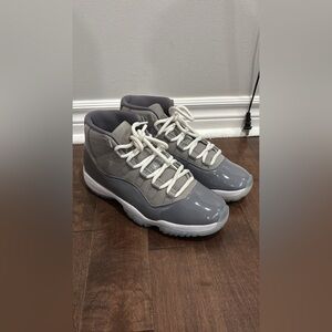 Jordan Gray and White High-Tops